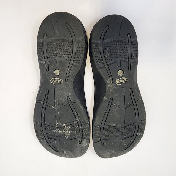 Chaco Mens Ecotread Black Green Flip Flop Thong Classic Sandals Size 13 Outdoor main image 4